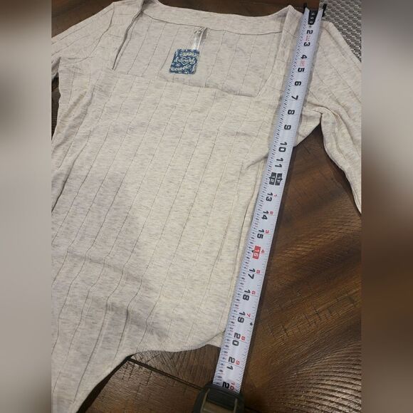 Free People Thong Bodysuit Sand Color Large - Picture 5 of 6